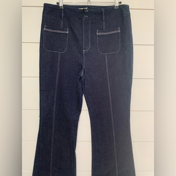 Anthropologie Pilcro and the Letterpress High Rise Flare Jeans sz 31 - Picture 7 of 14